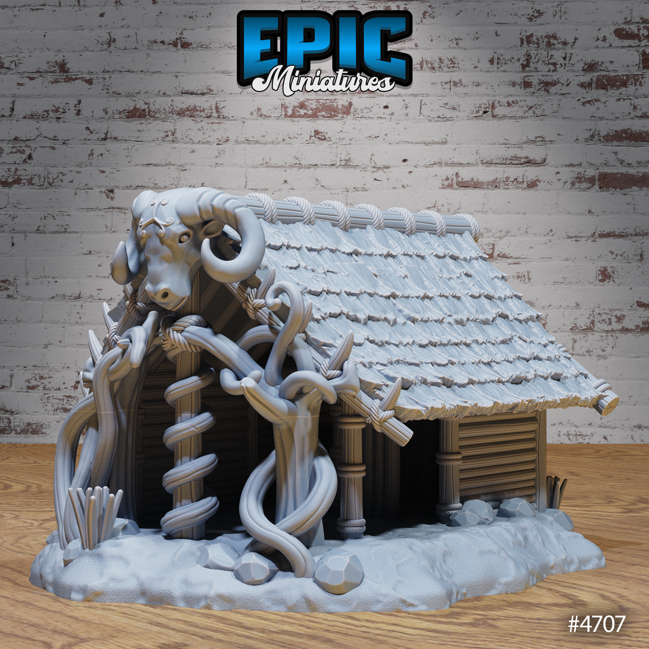 Epic Miniatures Magical Forest Buildings - Fantasy D&D Tabletop Terrain Set