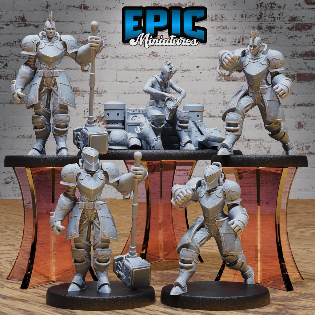 Epic Miniatures Exosuit Artificer - Steampunk D&D Tabletop Miniature