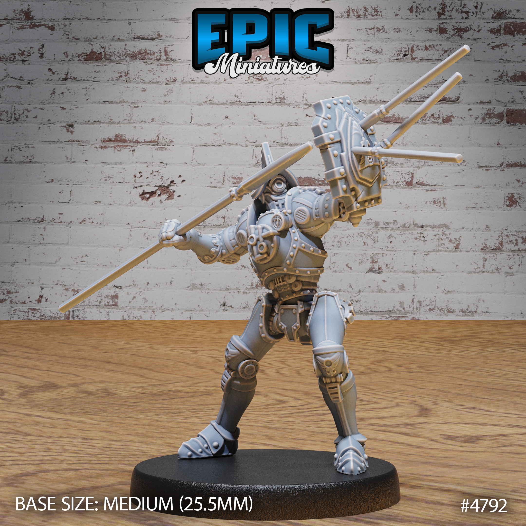 Epic Miniatures Construct Gladiator - Fantasy D&D Tabletop Miniature