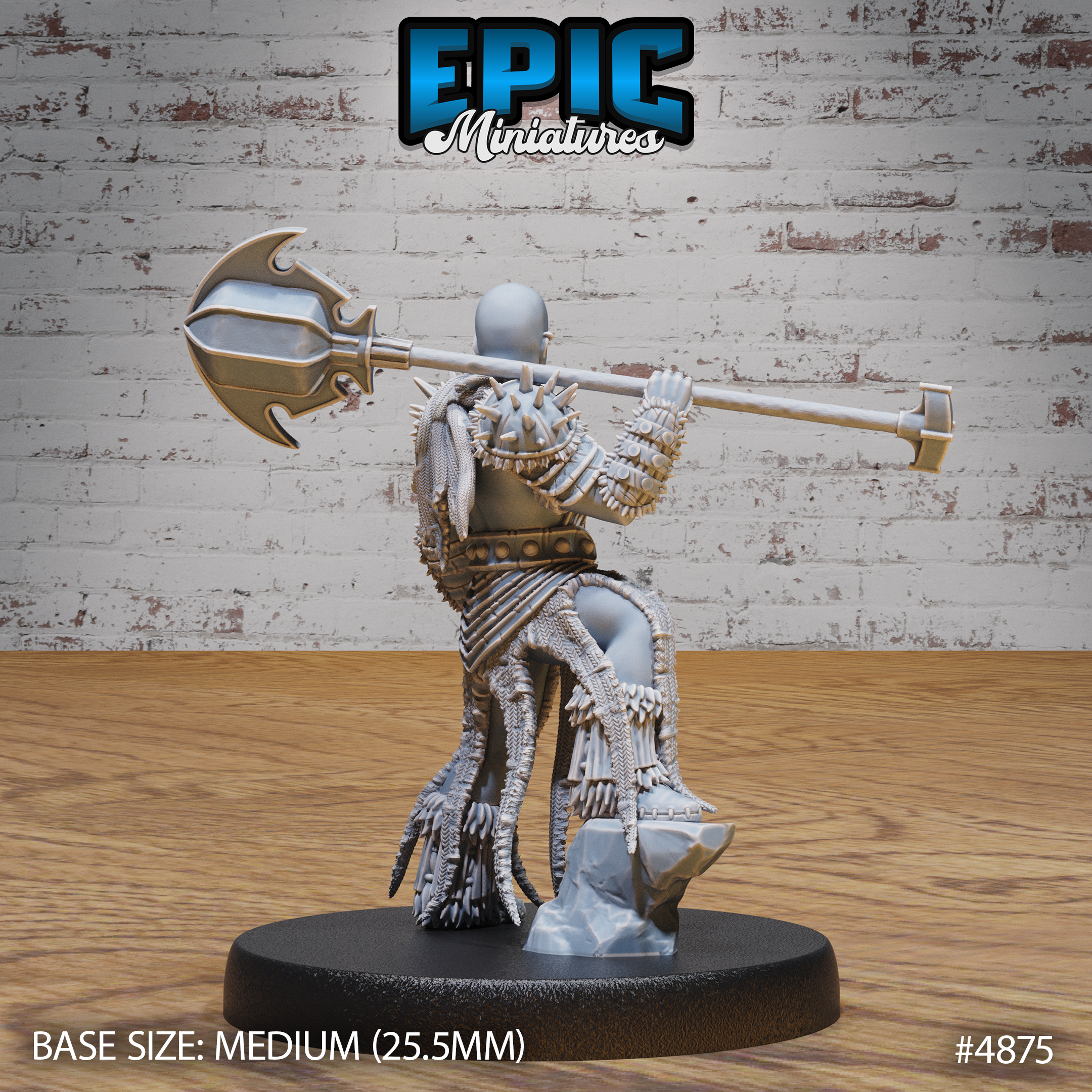 Bald Dwarf #4875-#4877 by Epic Miniatures | D&D Tabletop Miniatures