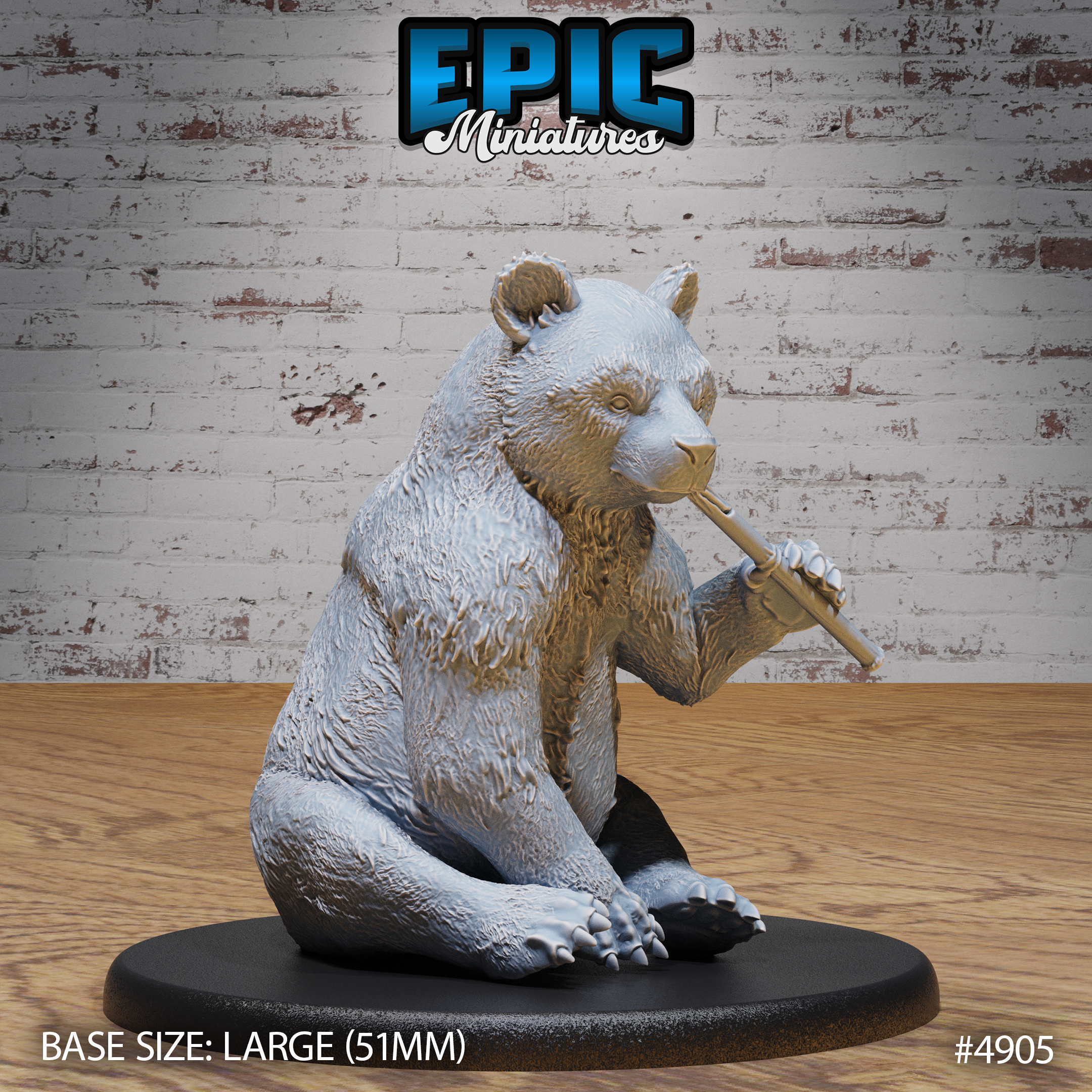 Adorable Panda Bear Miniatures (#4904-#4905) | Epic Miniatures | Perfect for D&D & Tabletop Games