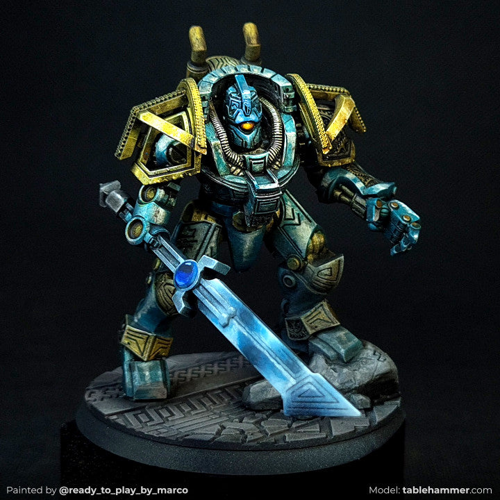 Clockwork Ancient - Space Dwarf golem mech