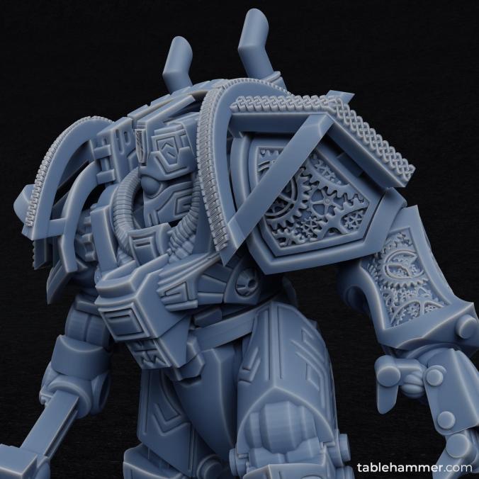 Clockwork Ancient - Space Dwarf golem mech