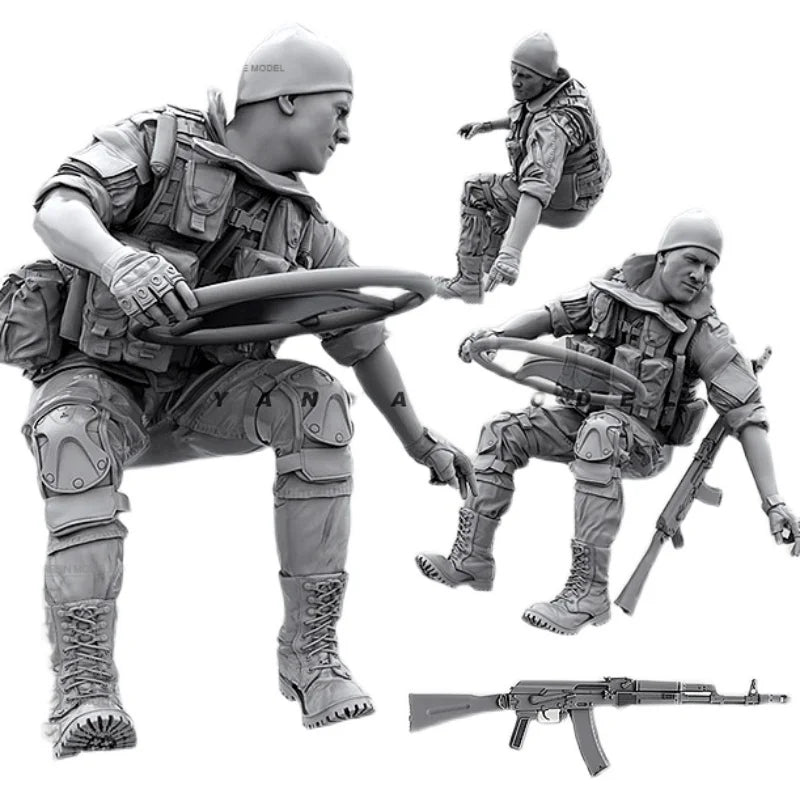 1/35 Russian Army Driver / Vehicle Crew Resin Figure Kit - Modern Military