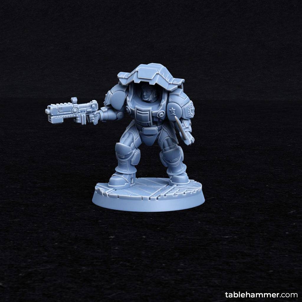 Myrmidon Armadillos - Ranged Superhuman heavy troops