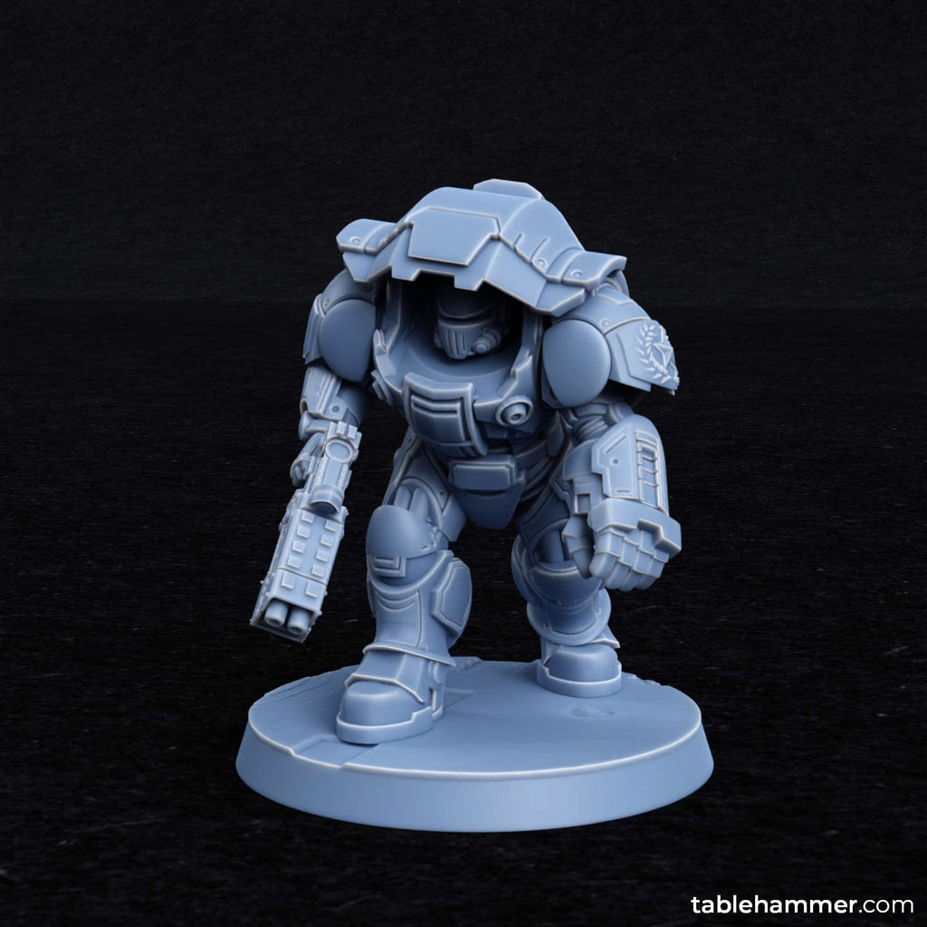 Myrmidon Armadillos - Ranged Superhuman heavy troops