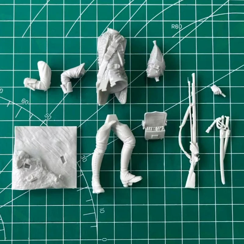 1/24 Scale 75mm Die-Cast Resin Figure Model Kit Ancient Guard Grenadier Hobby Miniature Toys Unassembled Unpainted DIY Diorama - R Supply Store