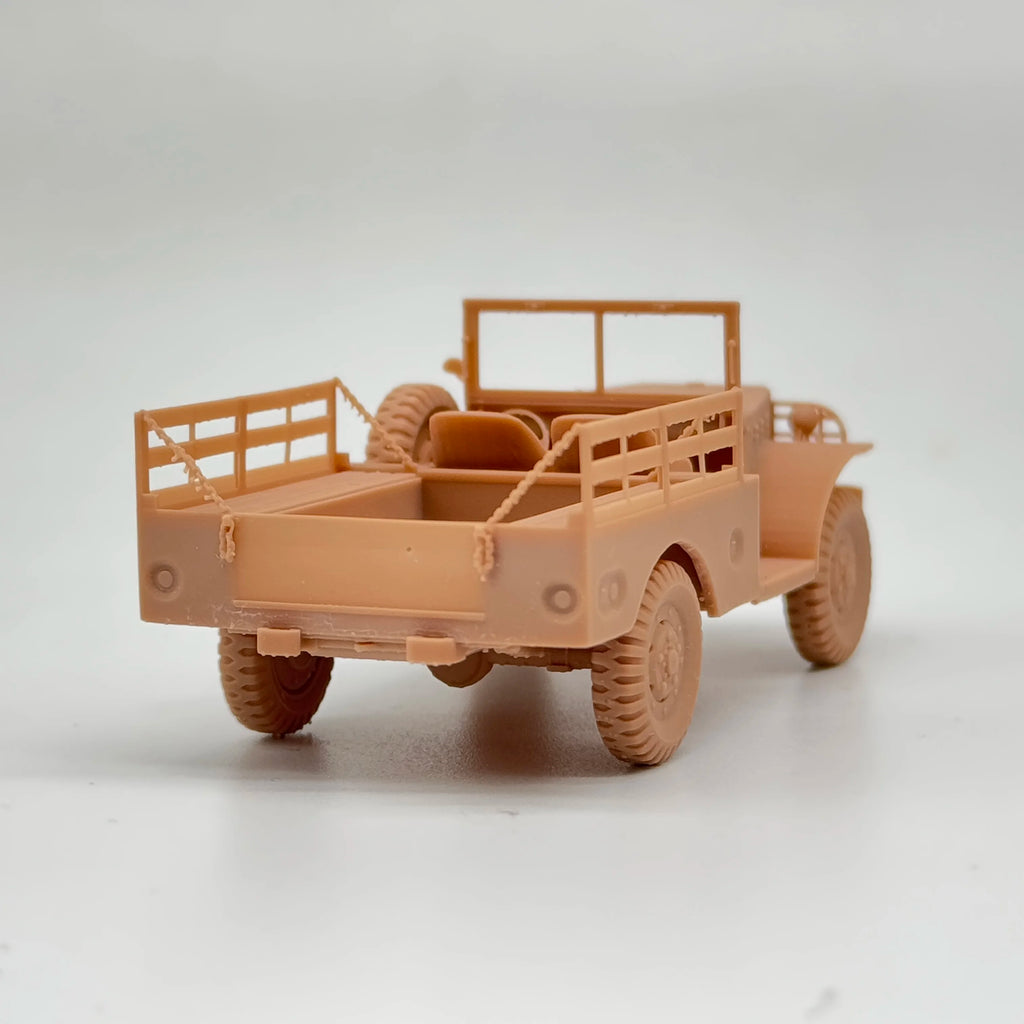 1/72 Scale WWII US WC-52 Truck & Infantry Crew Resin Model Kit (7 Figures) - Transport & General Staff Miniature