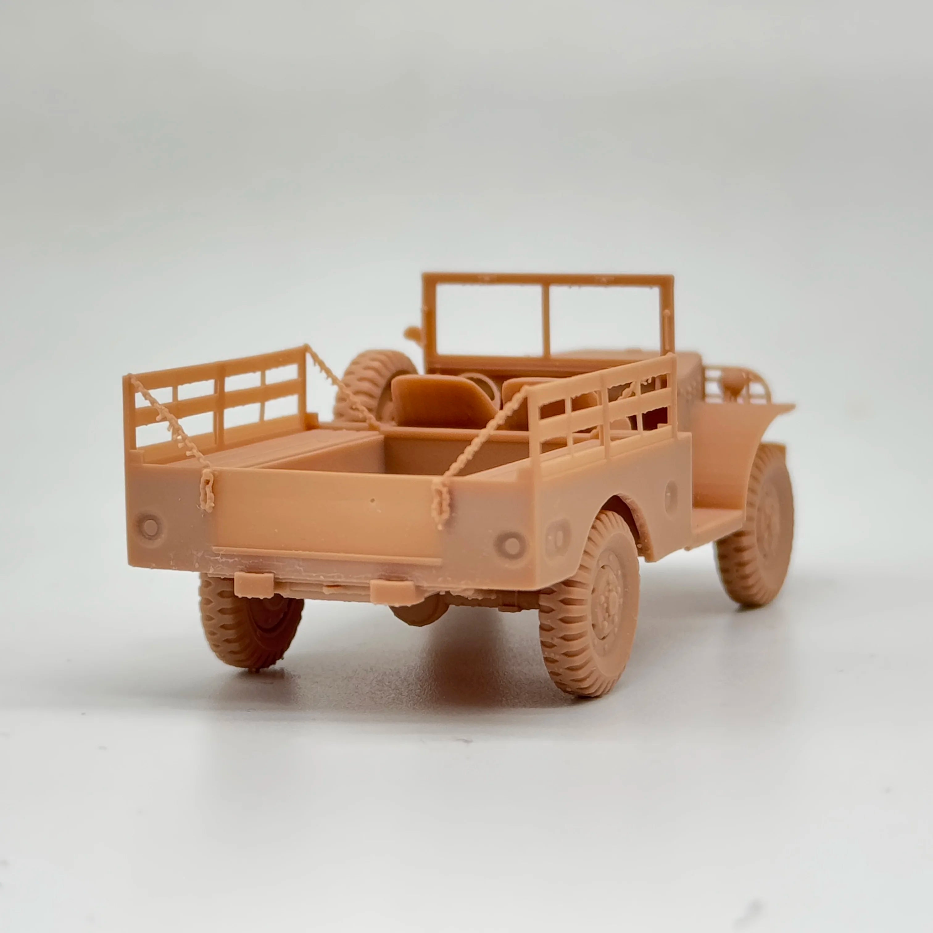 1/72 Scale WWII US WC-52 Truck & Infantry Crew Resin Model Kit (7 Figures) - Transport & General Staff Miniature