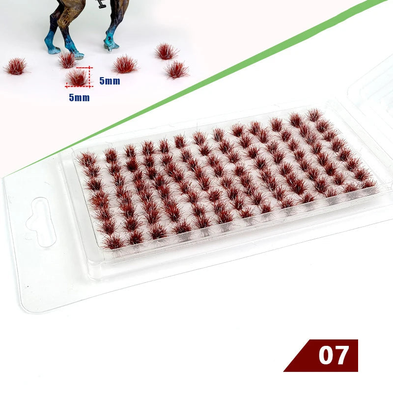 104-Piece Professional Static Grass Tuft Set | 5mm & 8mm Mixed Sizes