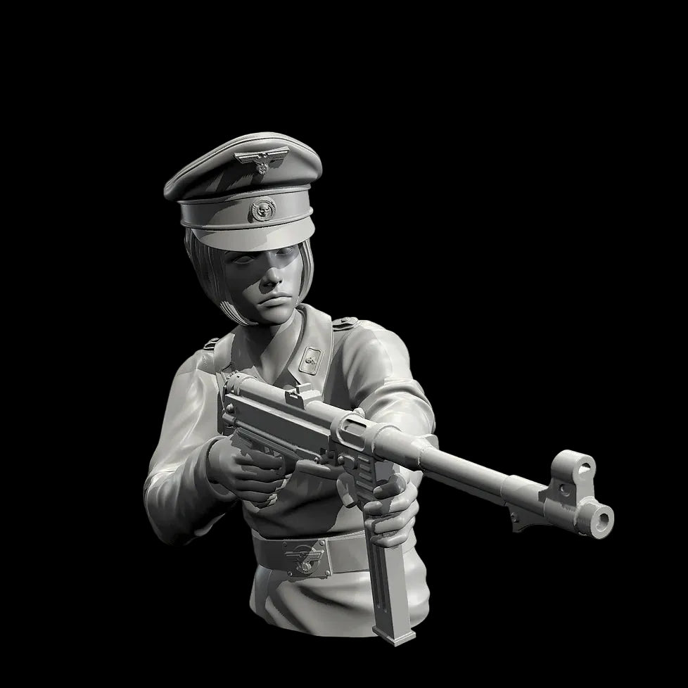 1/35 Scale WWII German Army Female Officer Bust