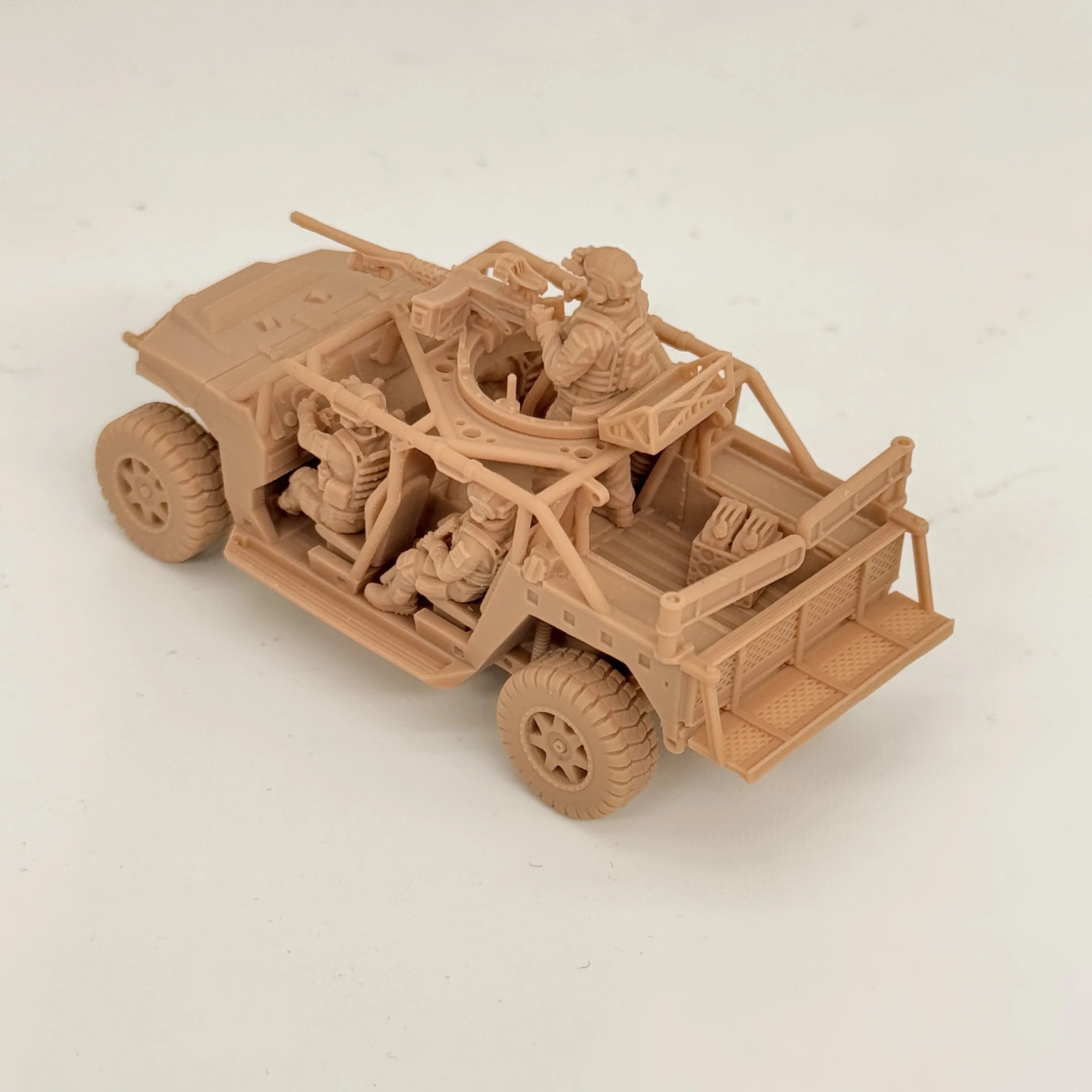 1/72 Scale DAGOR A1 Ultralight Tactical Assault Vehicle Resin Model Kit (5 Figures) - Modern Reconnaissance