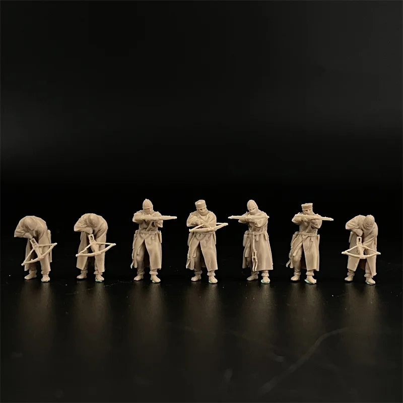 1/72 Scale Teutonic Order / Medieval Knight Cavalry & Crossbowman Resin Figure Set (23 Figures) - Battle of Tannenberg