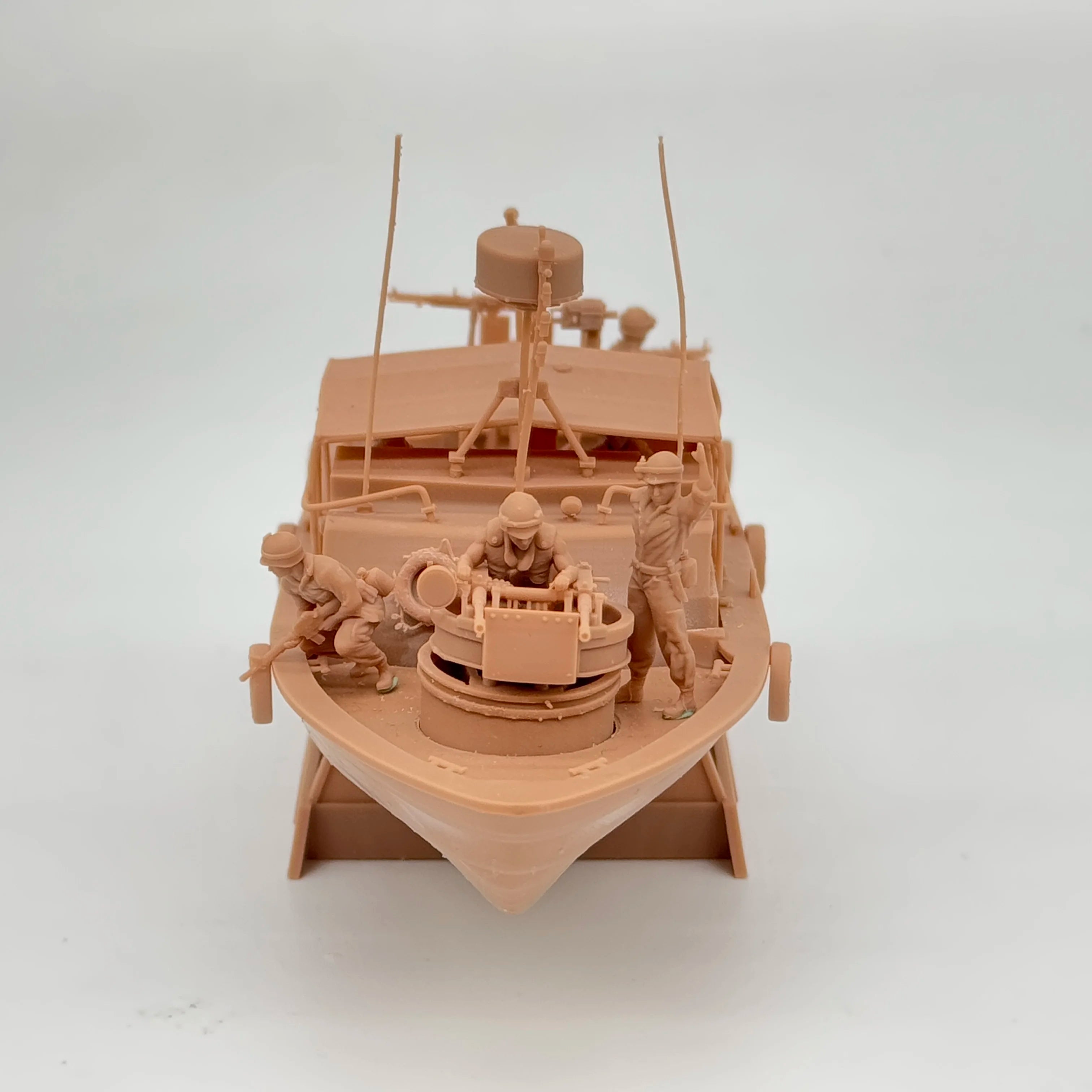 1/72 Scale US Navy PBR 31 Mk.II Patrol Boat & Crew Resin Model Kit (6 Figures) - Vietnam Riverine Warfare