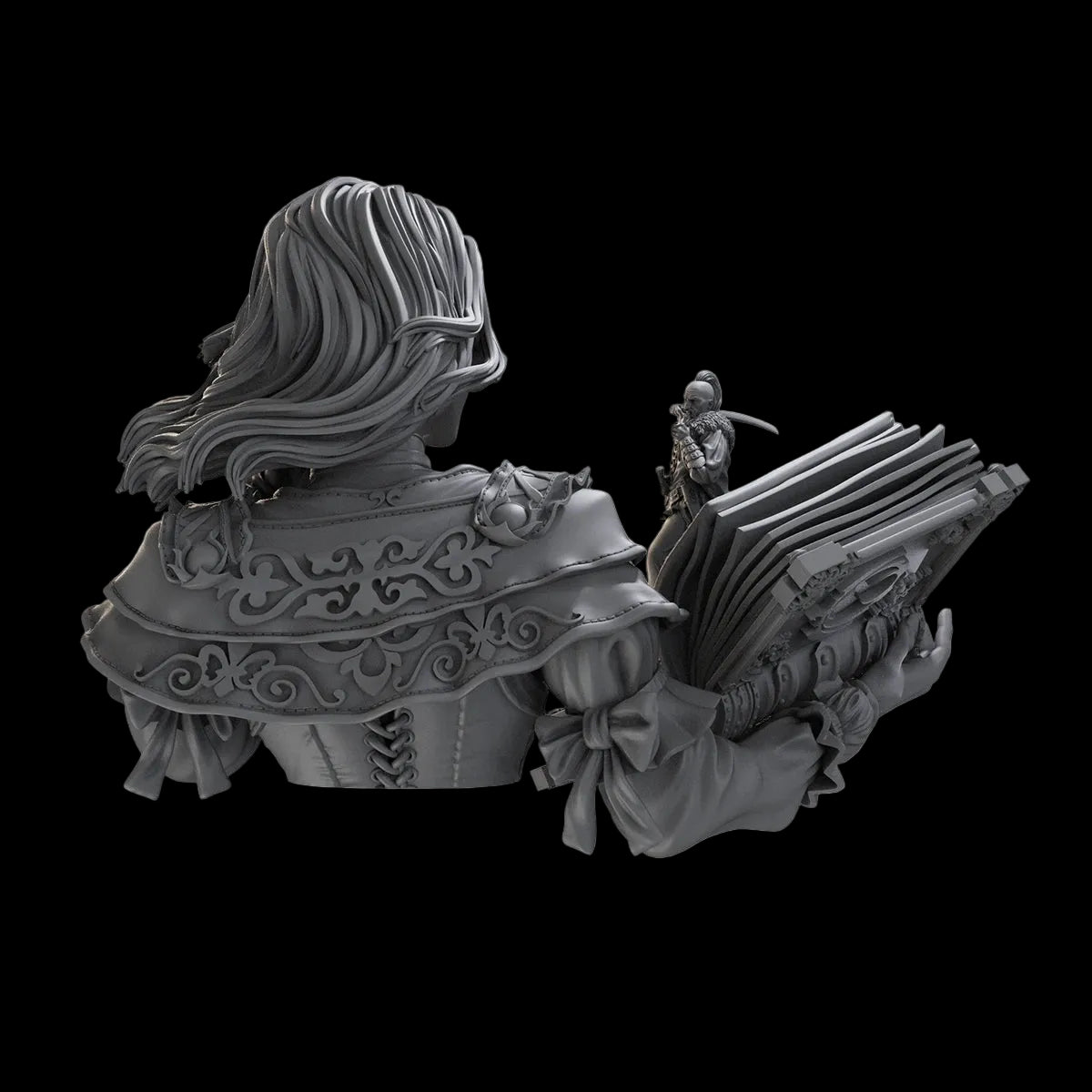 1/10 Steampunk Scholar Bust Resin GK | Goggles & Quill Fantasy Model