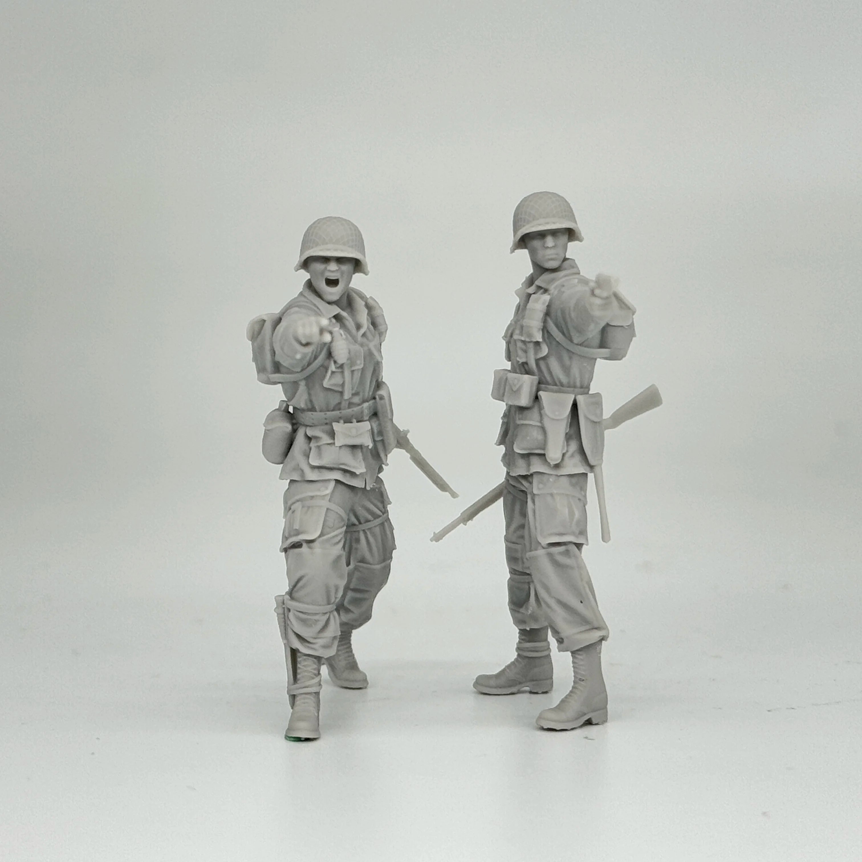 1/16 & 1/35 Scale WWII US Army 101st Airborne Division Angry Soldiers - 2 Figure Kit | R-Supply Store