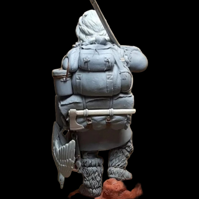 1/24 Scale Die-Cast Resin Figure Model Kit Mountain Man Hobby Miniature Toys Unassembled and Unpainted DIY Diorama - R Supply Store