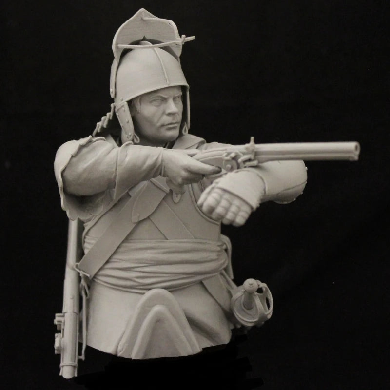 1/10 Scale Die-Cast Resin Bust Model Kit Ancient British Ironclad Army Statue Unassembled and Unpainted - R Supply Store