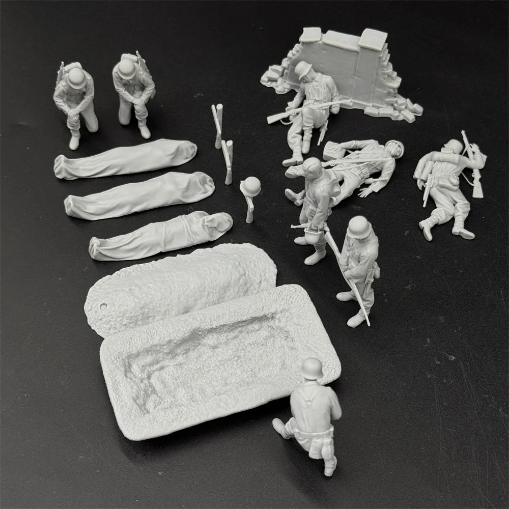 1/35 Scale WWII German Army "Paying Tribute to Comrades" Diorama Set | R-Supply Store
