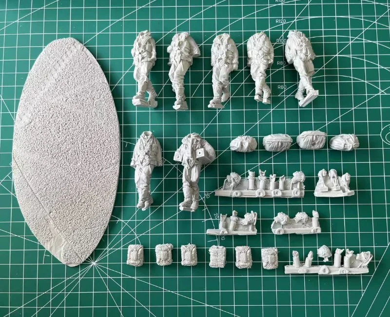 1/32 WWII Bomber Crew Resin Set (7 Figures) | Die-Cast Aviation Model - R Supply Store