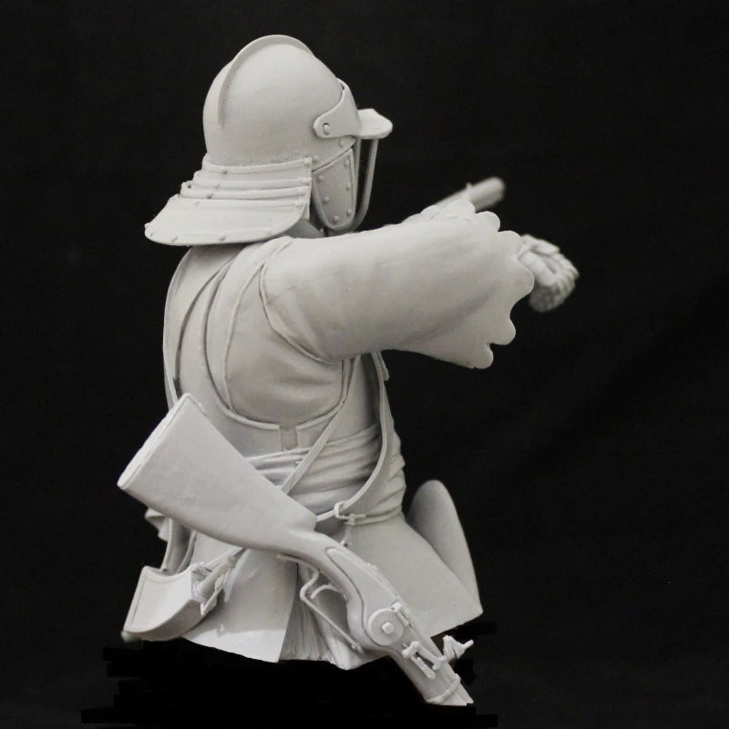 1/10 Scale Die-Cast Resin Bust Model Kit Ancient British Ironclad Army Statue Unassembled and Unpainted - R Supply Store