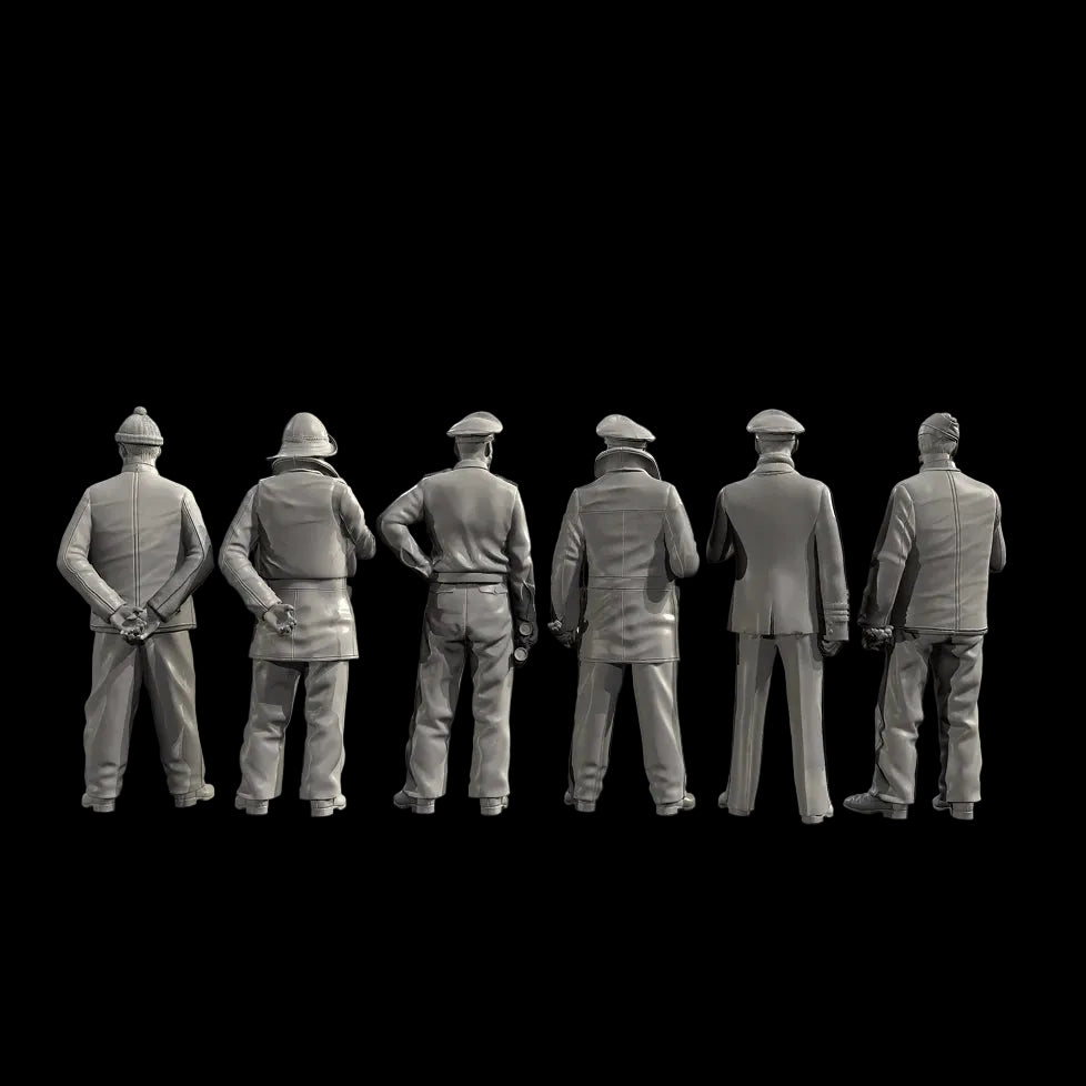 1/72 Scale WWII U-Boat Crew set of 6