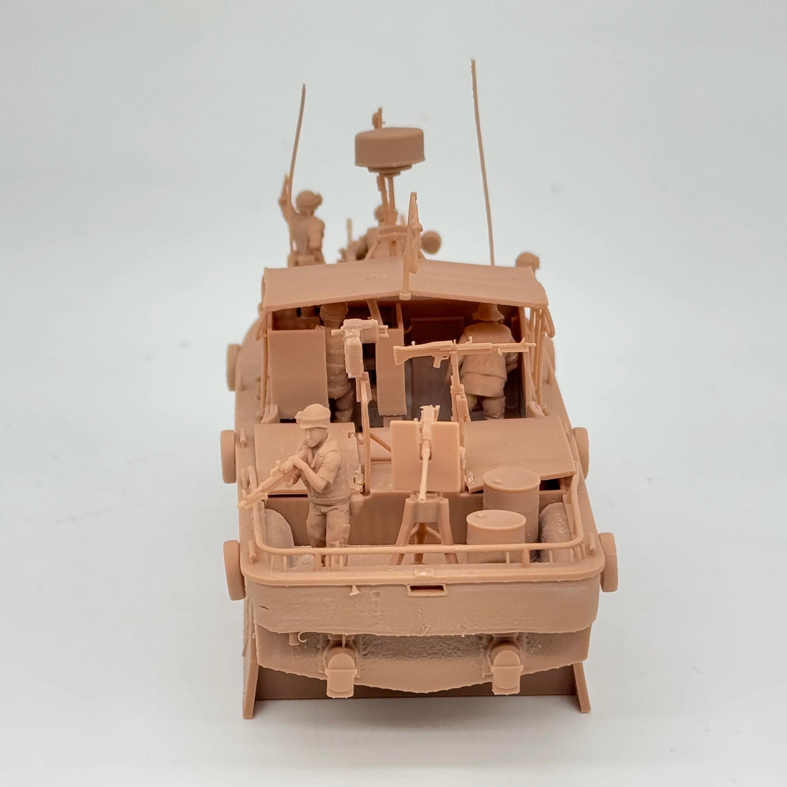 1/72 Scale US Navy PBR 31 Mk.II Patrol Boat & Crew Resin Model Kit (6 Figures) - Vietnam Riverine Warfare