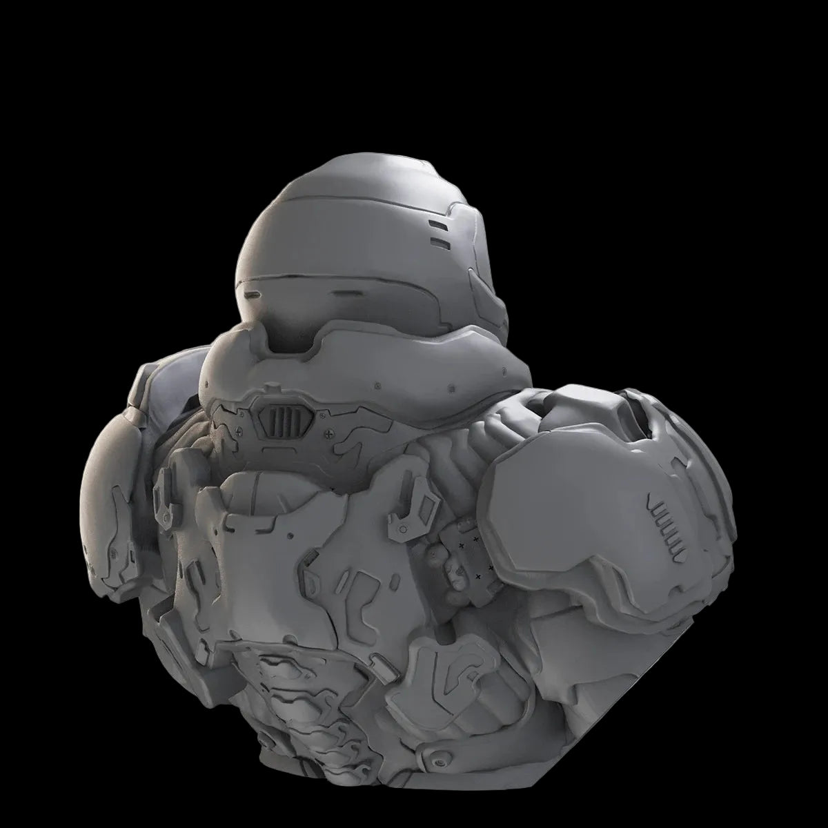 1/10 Doom Slayer Bust Resin GK | Praetor Armor Sci-Fi Gaming Model