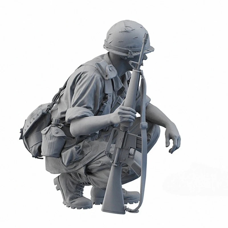 1/16 Scale Vietnam War US Army Infantry Resin Figure Model Kit - R Supply Store