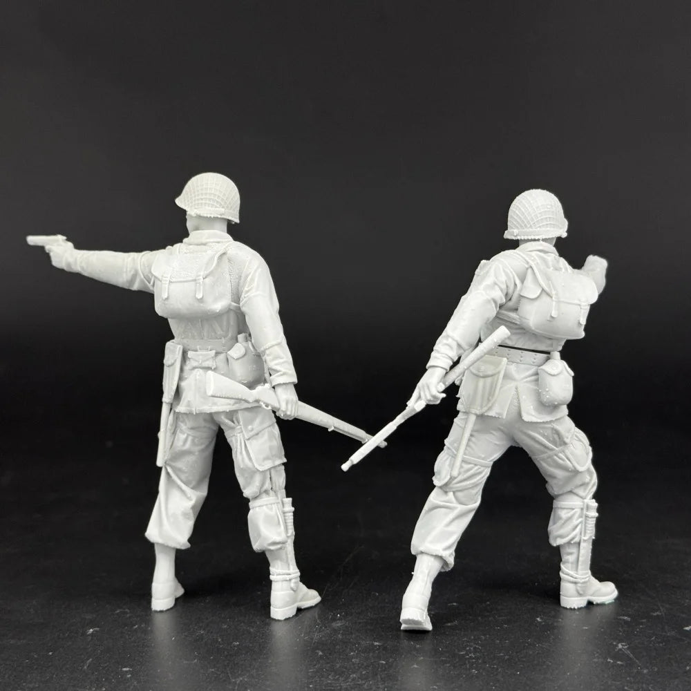 1/16 & 1/35 Scale WWII US Army 101st Airborne Division Angry Soldiers - 2 Figure Kit | R-Supply Store