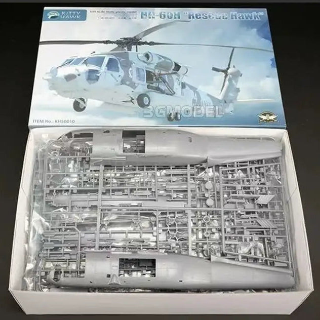 Kitty Hawk KH50010 | 1/35 Scale HH-60H Rescue Hawk Helicopter Plastic Model Kit | Unassembled Aircraft Model - R Supply Store