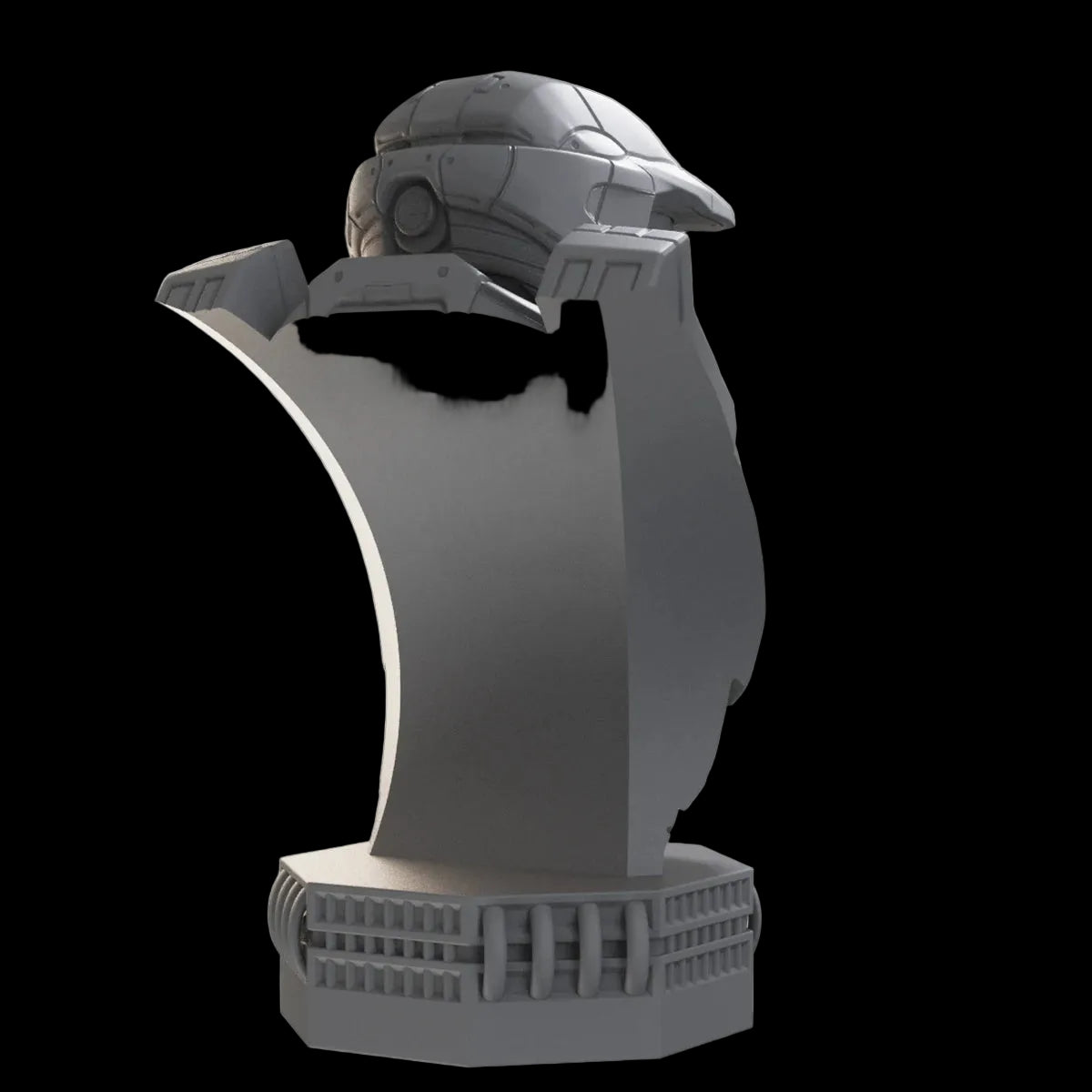 1/10 Sci-Fi Supersoldier Bust Resin GK | 117 Spartan Armor Model