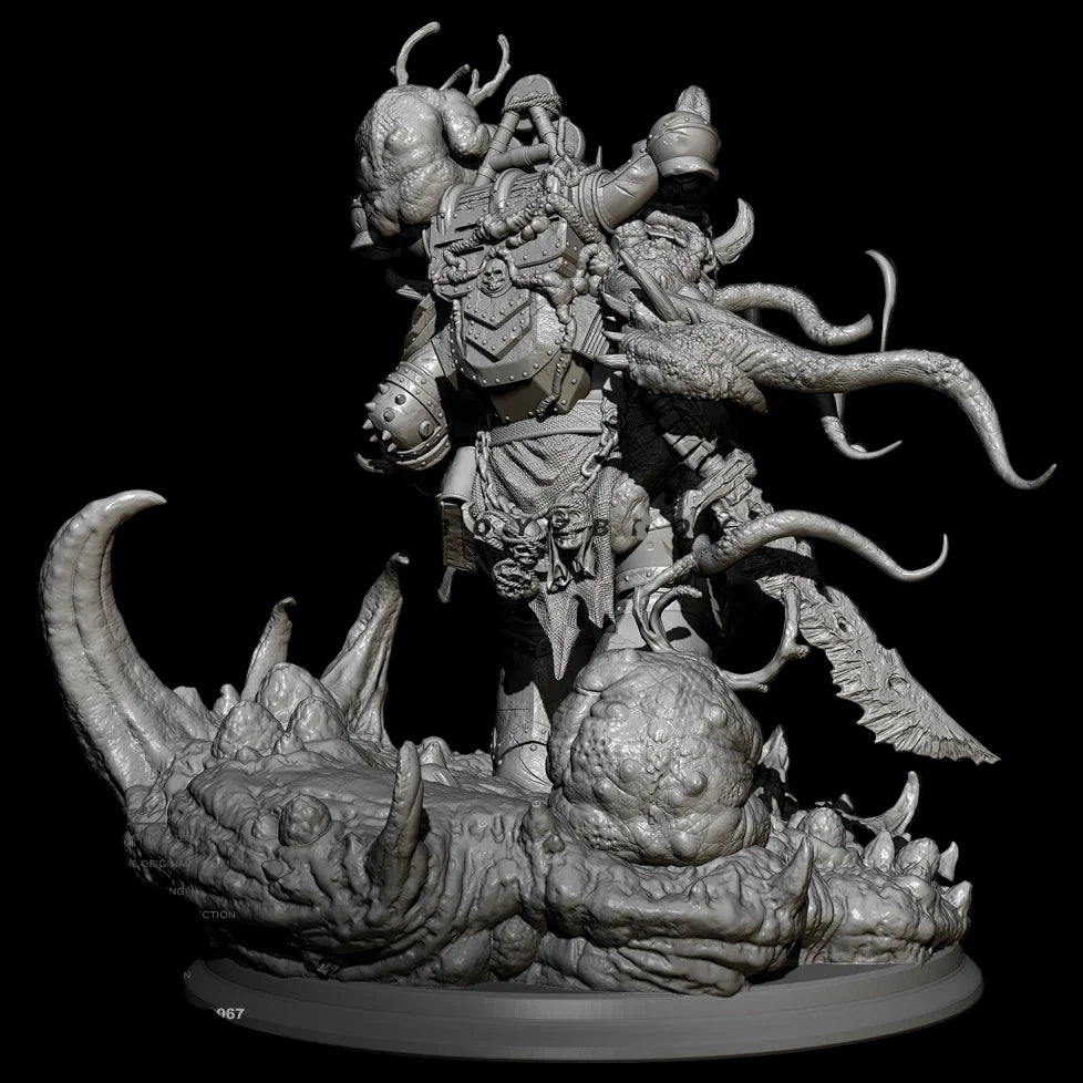 1/24 Corruptor Warrior Resin Kit | Demon Warlord Figure (85mm)