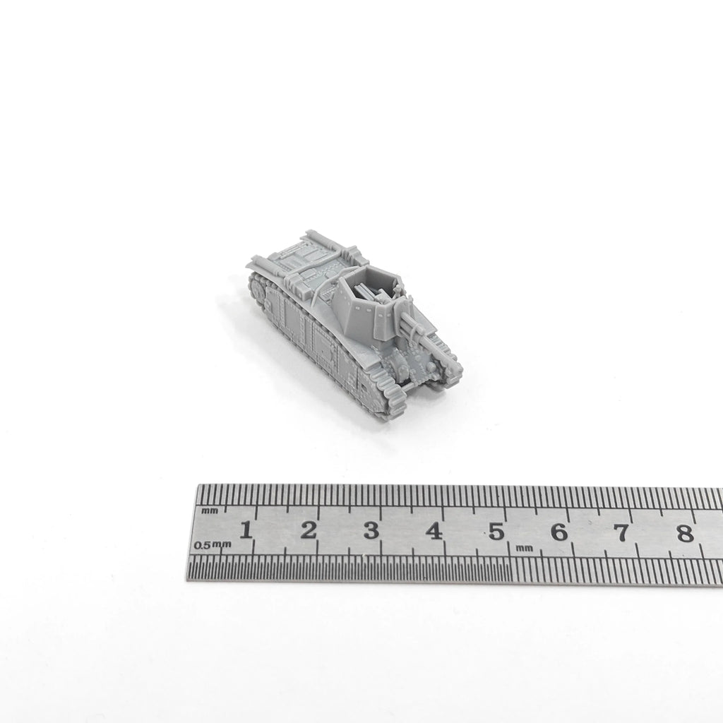 1/144 Scale 10.5 cm leFH 18/3 (Sf.) auf Geschützwagen B2(f) | WWII German Self-Propelled Howitzer Model Kit Unassembled - R Supply Store