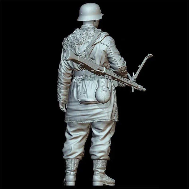 1/16 WWII German Gunner Eastern Front Resin Model Kit (Unassembled) - R Supply Store