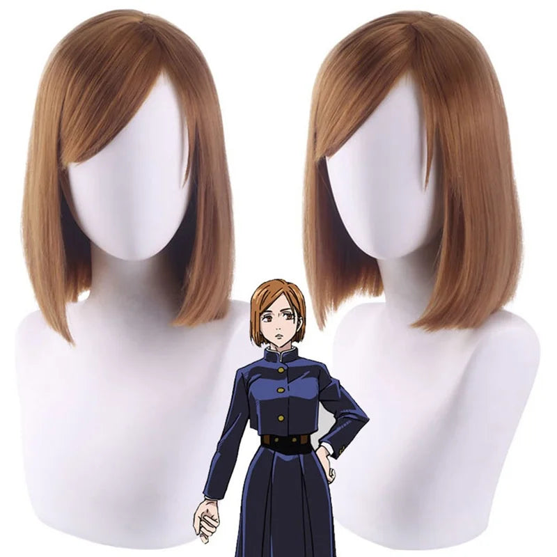 Anime Jujutsu Kaisen Cosplay Costume Kugisaki Nobara Tatoo Girls Women Dress Uniform Full Set