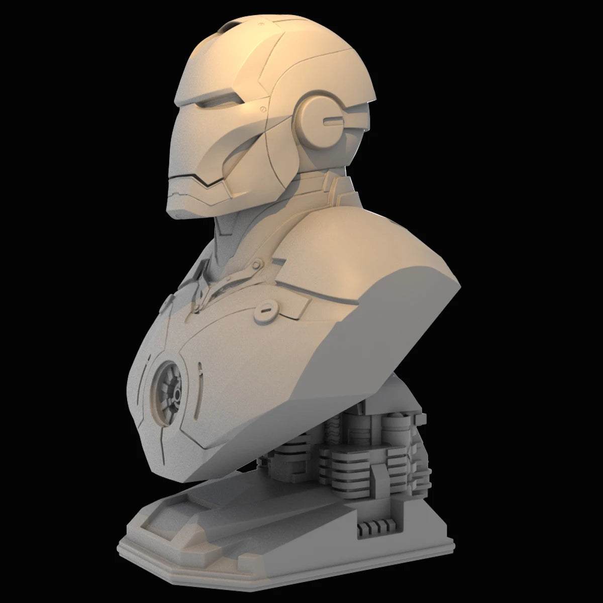 1/10 Iron Man Armor Bust Resin GK | Arc Reactor Comic Model