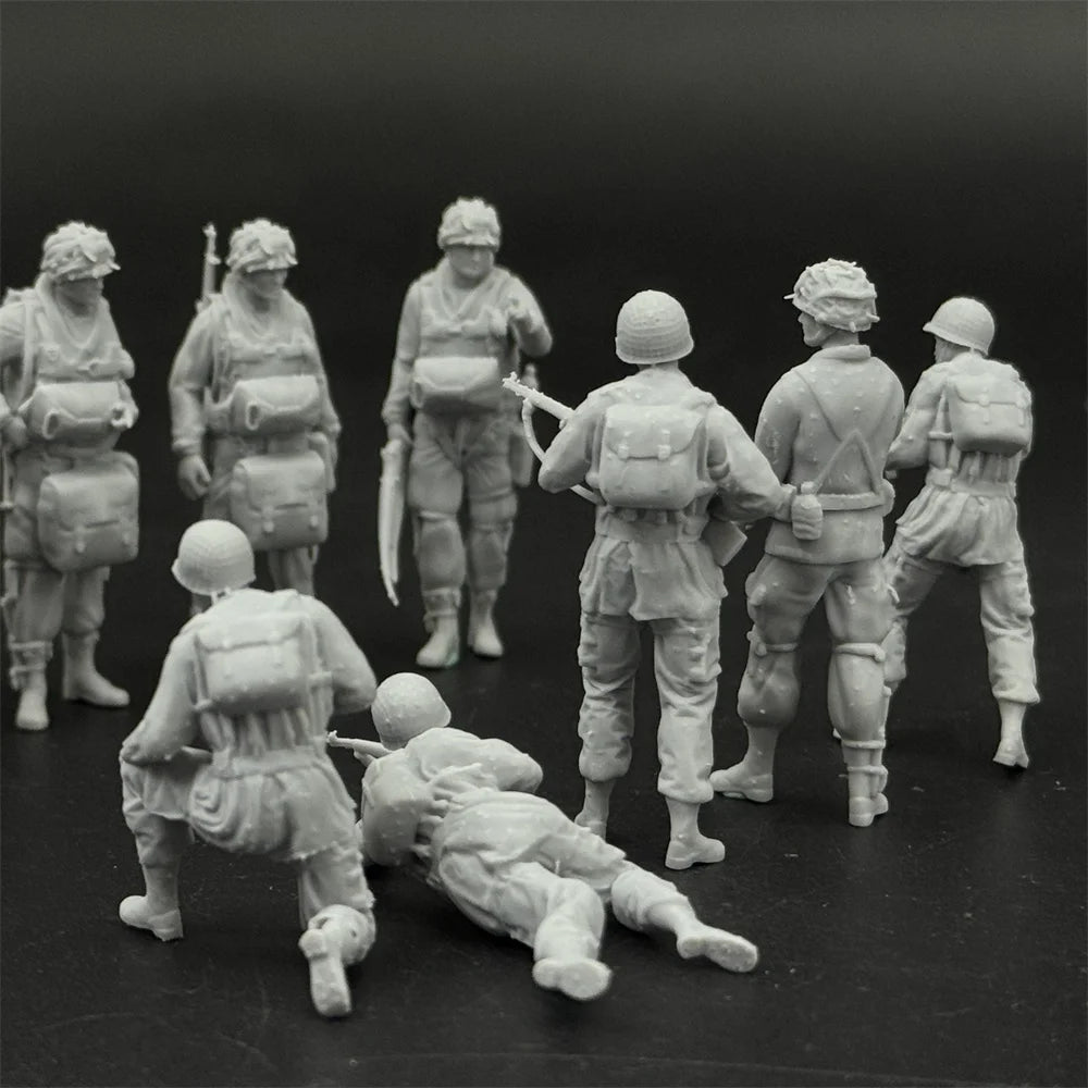 1/35 US Paratroopers Action Pack (10 Fig) Resin Kit | WWII Airborne