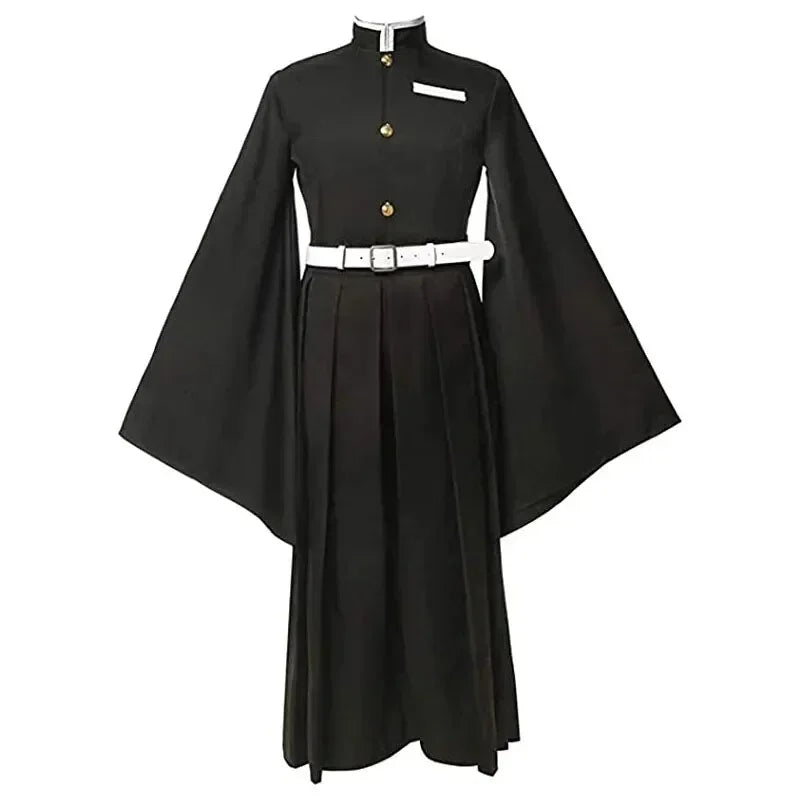 Demon Slayer Tokitou Muichirou Cosplay Costume - Kimetsu No Yaiba Uniform with Wig Halloween Outfit