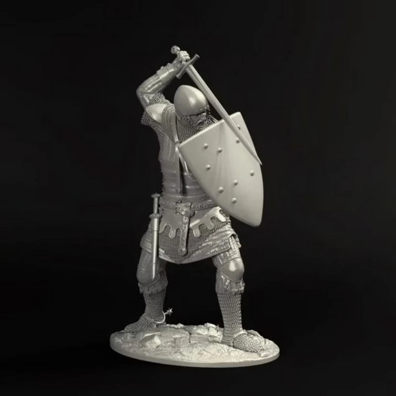 1/24 Scale Die-Cast Resin Figure Model Kit 1340-1360 European Knight Hobby Miniature Toys Unassembled and Unpainted DIY Diorama - R Supply Store