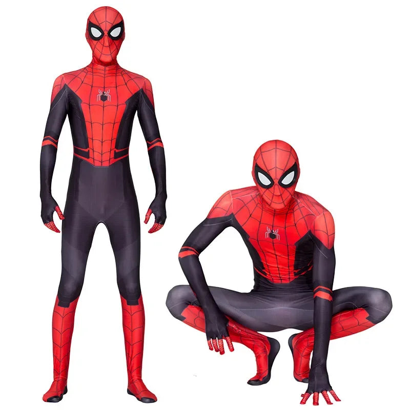 Adult Spider-Man Cosplay Costume - Jumpsuit 3D Style Spandex Superhero Zentai Suit Halloween Party