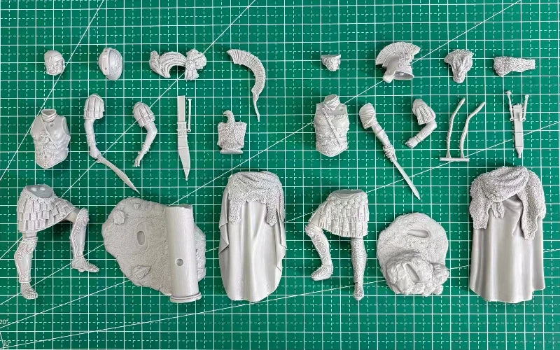 1/20 Scale 90mm Die-Cast Resin Model Kit Ancient Battle of Zama Hobby Miniature Toys 2 Figures Unassembled Unpainted DIY Diorama - R Supply Store