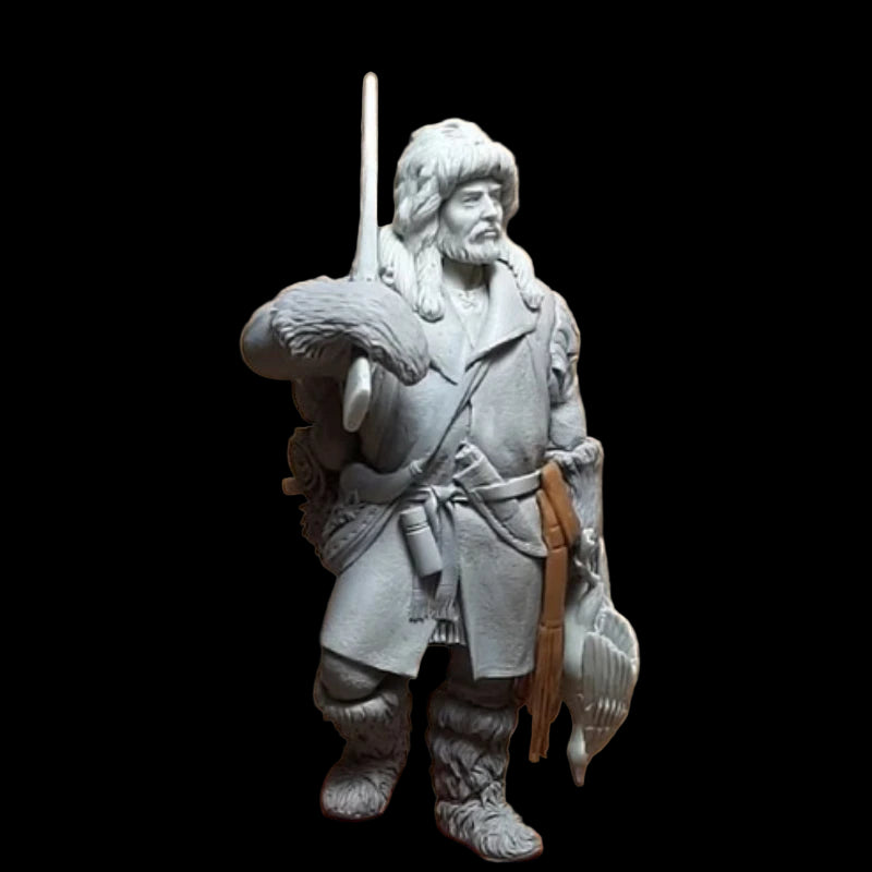 1/24 Scale Die-Cast Resin Figure Model Kit Mountain Man Hobby Miniature Toys Unassembled and Unpainted DIY Diorama - R Supply Store