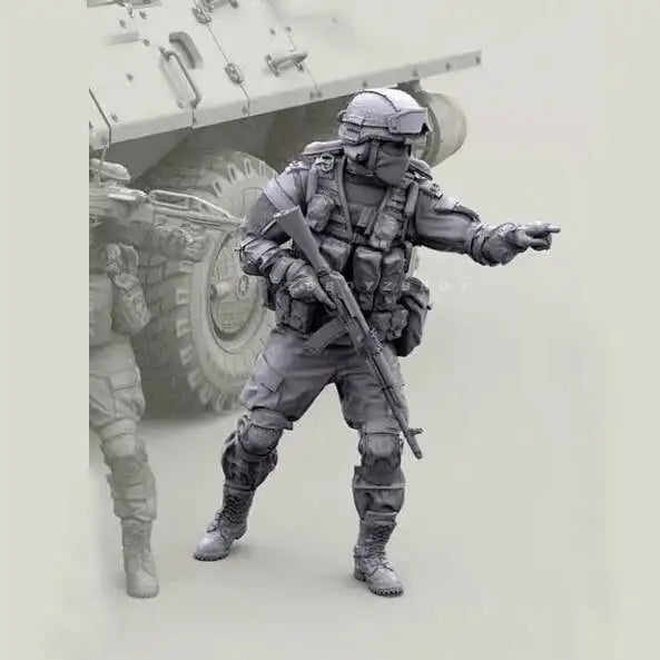 1/35 Scale Modern Infantry/Operator Resin Figure - Dynamic Pointing Leader Kit