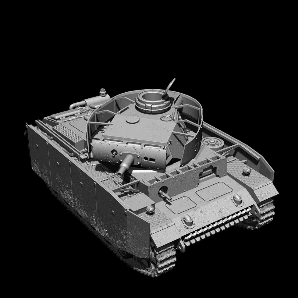1/35 Scale WWII German Panzerkampfwagen III Ausf. H