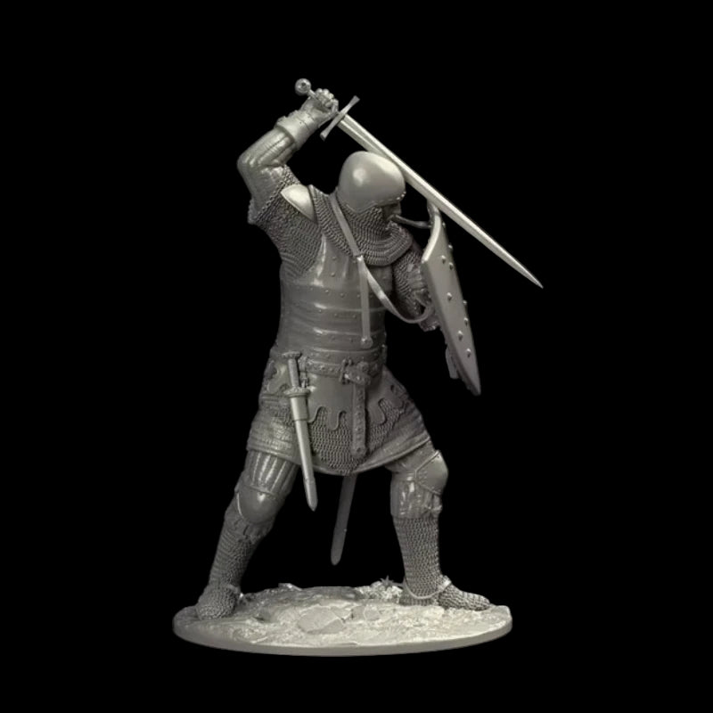 1/24 Scale Die-Cast Resin Figure Model Kit 1340-1360 European Knight Hobby Miniature Toys Unassembled and Unpainted DIY Diorama - R Supply Store