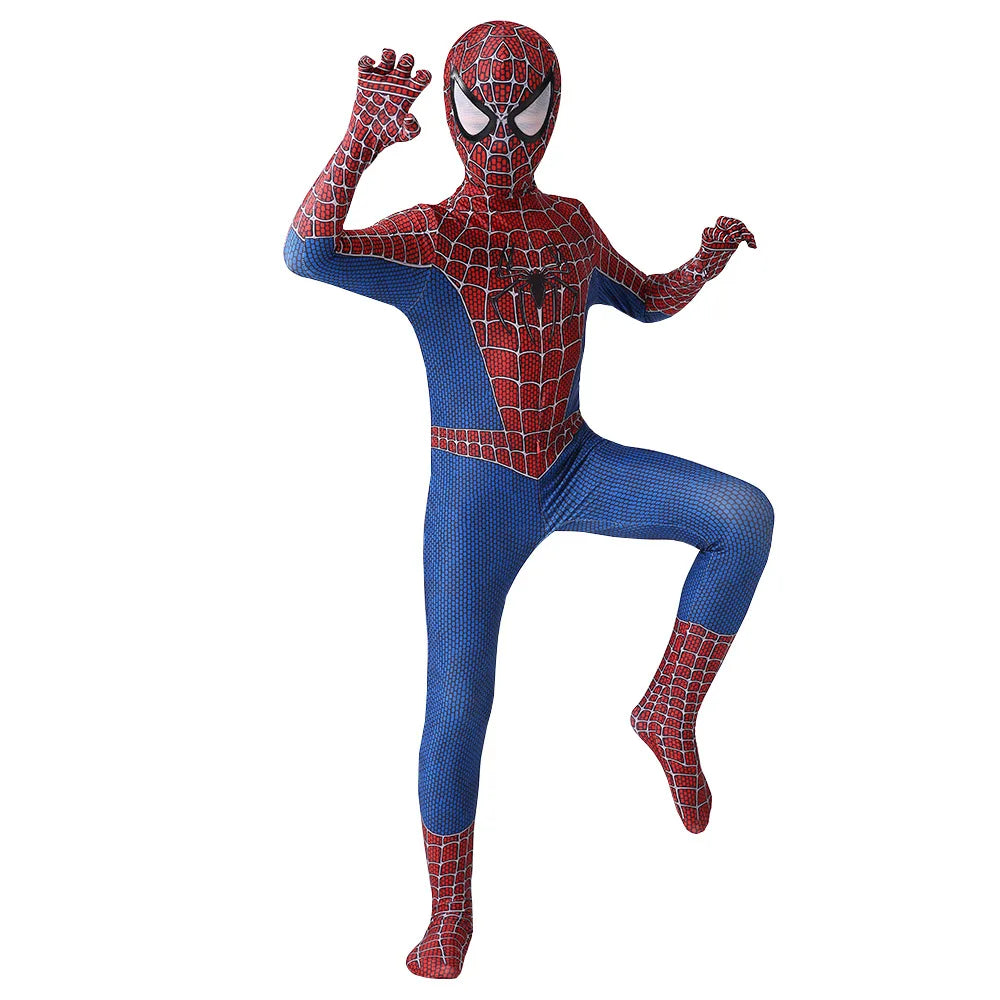 Adult Spider-Man Cosplay Costume - Jumpsuit 3D Style Spandex Superhero Zentai Suit Halloween Party