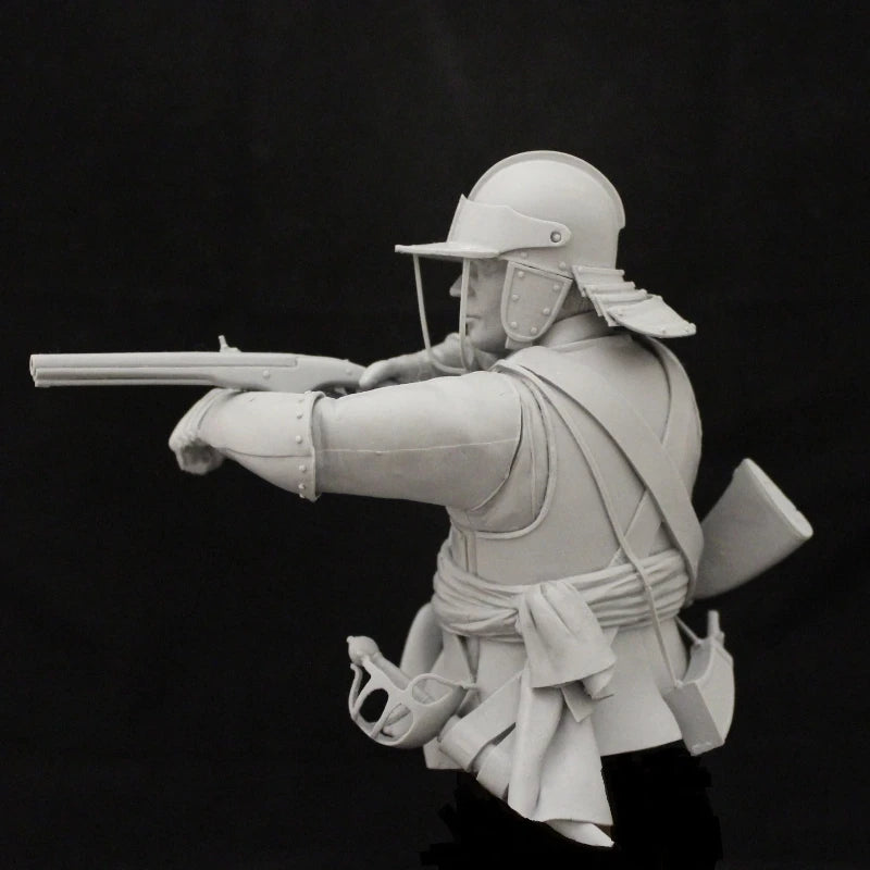 1/10 Scale Die-Cast Resin Bust Model Kit Ancient British Ironclad Army Statue Unassembled and Unpainted - R Supply Store