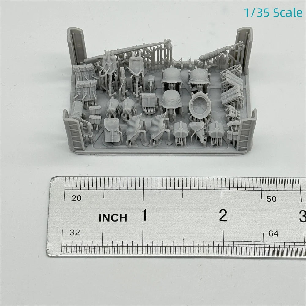 1/16 1/35 German Infantry Gear Kit | WWII Weapons & Equipment Set