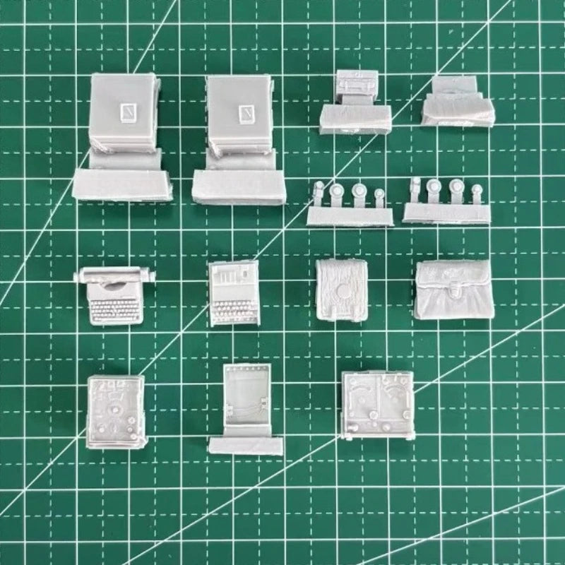 1/35 Scale Die-Cast Resin Model Assembled Kit WWII German Radio Set Scene Model Unassembled and Unpainted No Etched Sheet - R Supply Store